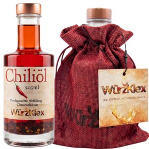 Chiliöl Fire Edition mit  grob geschrotetem Chili