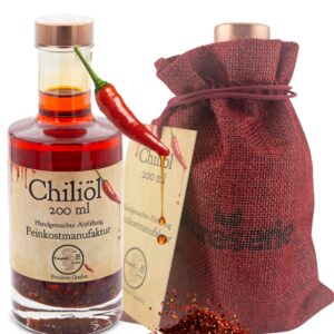 Chiliöl mit Chili-Schroten Einlage 200ml