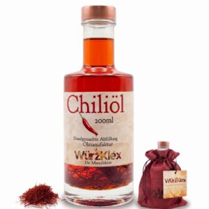 Chiliöl Fire Edition mit echten Chili Fäden