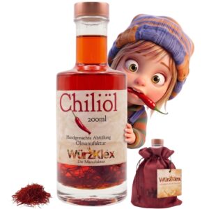 Chiliöl Fire Edition mit echten Chili Fäden