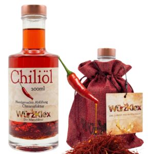 Chiliöl mit Chili Fäden Einlage Special Edition 200ml