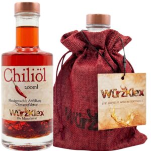 Chiliöl Fire Edition mit echten Chili Fäden
