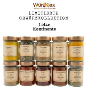 Limitierte Gewürzkollektion Letze Kontingente 10er Set